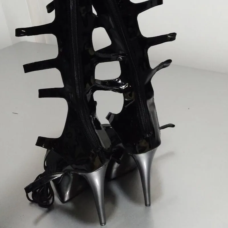 Sandales à talons aiguilles Sexy, chaussures de danse à talons hauts de 15 cm, pour les mannequins de pole dance, pour banquet de 6 pouces