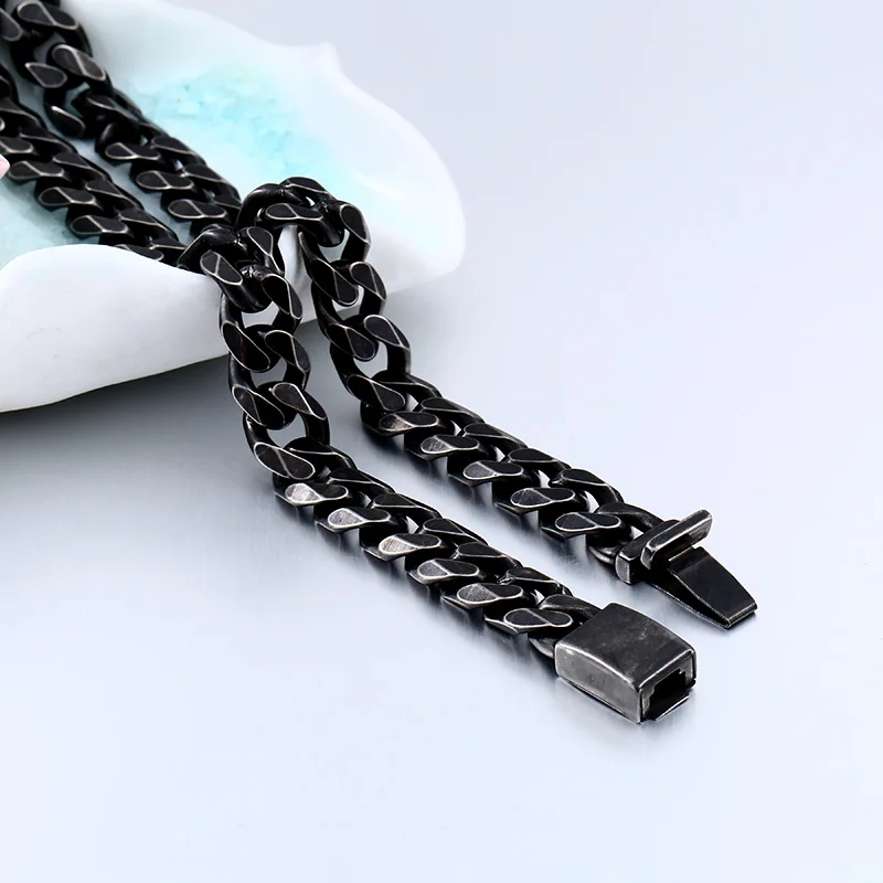 Steel soldier stainless steel snake chain bracelet flat Trimming vintage color fashion personality birthday gift jewelry