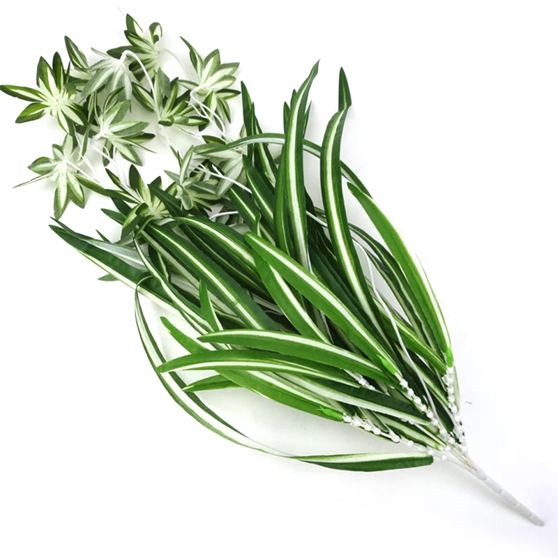 Искусственные цветы, 65 см, настенные Подвесные Растения из хлорофитума, зеленые растения в горшке, искусственные цветы из ПВХ, украшение для гостиной Искусственные цветы, 65 см, настенные Подвесные Растения из хлорофитума, зеленые растения в горшке, искусственные цветы из ПВХ, украшение для гостиной