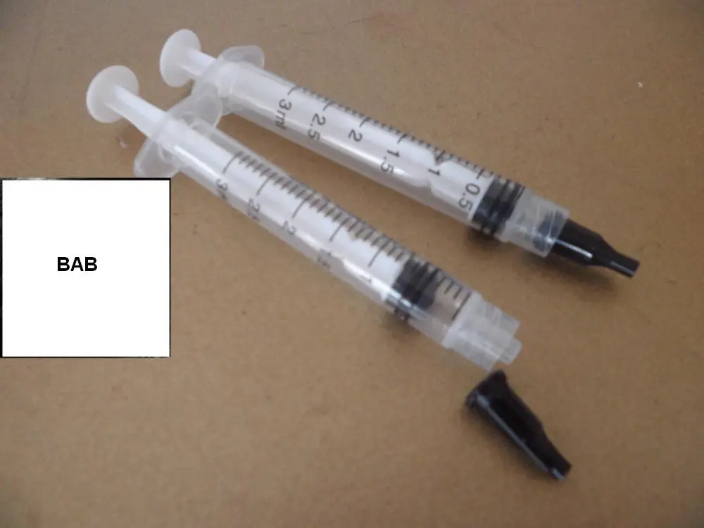 100 sets/lot 3mL/CC Luer lock Industrial glue manual Dispensing Syringes with black tip cap,,epoxies syringe