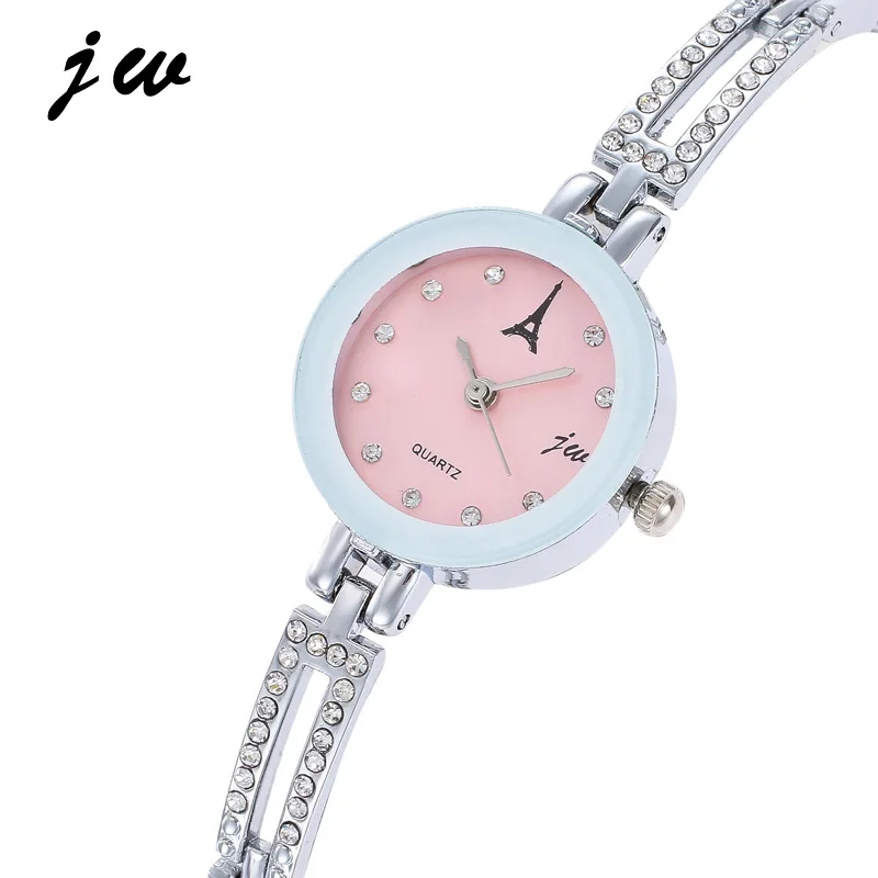 

JW Watch Brand Ladies Quartz Rhinestone Fashion Casual Women Wristwatches Bracelet Bangle Luxury Best Gift Fit Party Dress Watch