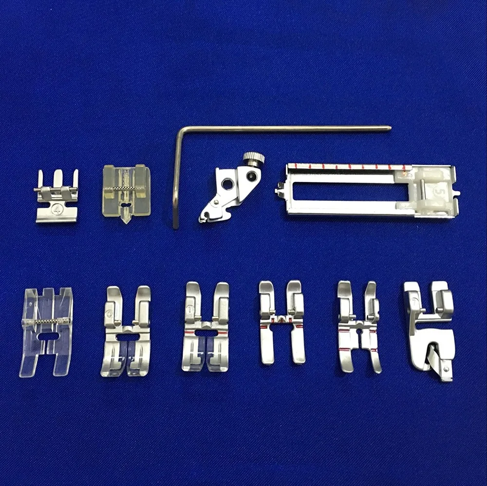 11PCS Set #CY-011-001  Snap On Presser Walking Foot/Feet Fit for Pfaff 1000-7570 with IDT Walking Foot Sewing accessories