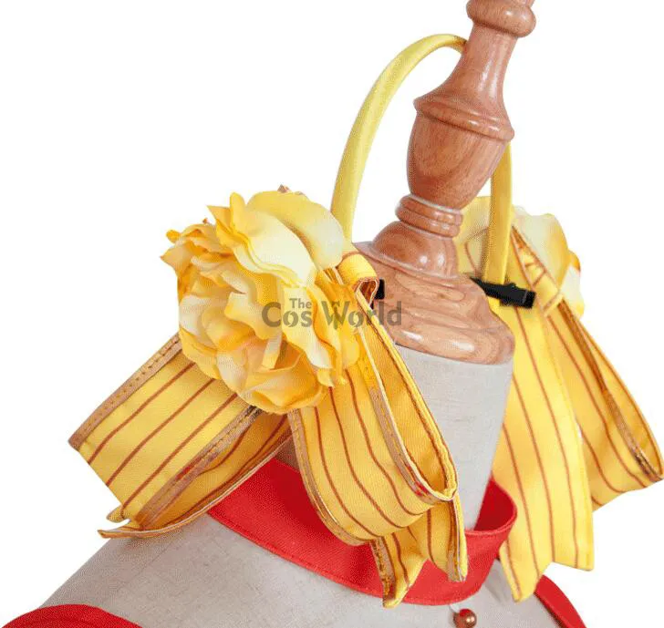Love Live Hoshizora Rin Flower Bouquet Dress Uniform Outfit Anime Customize Cosplay Costumes image 4