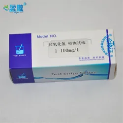 Hydrogen peroxide test strip Measurment range 1-3-10-30-100mg/l