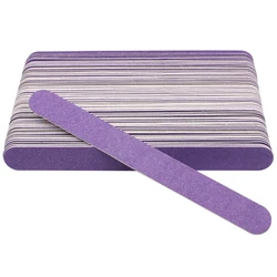 50Pcs/Lot Nail File Wooden Sanding Polishing Buffer For Manicure Emery Board Files 180/240 Disposable Stick  Nail Care Tools