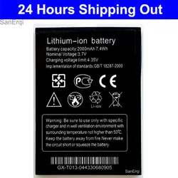 Battery For THL W200 W200S W200C Phone Batter Replacement SanErqi