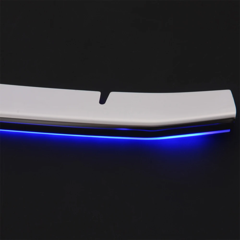 2pcs Blue Led Illuminated Front Bumper Grill Trim Car Styling Cover Accessories For Toyota Alphard 30 2015 UP