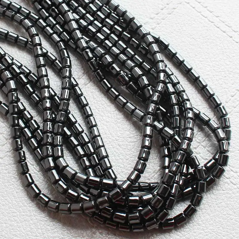 Natural Hematite Drum Shape Beads 15inch per strand ,For DIY Jewelry making !We provide mixed wholesale for all items !