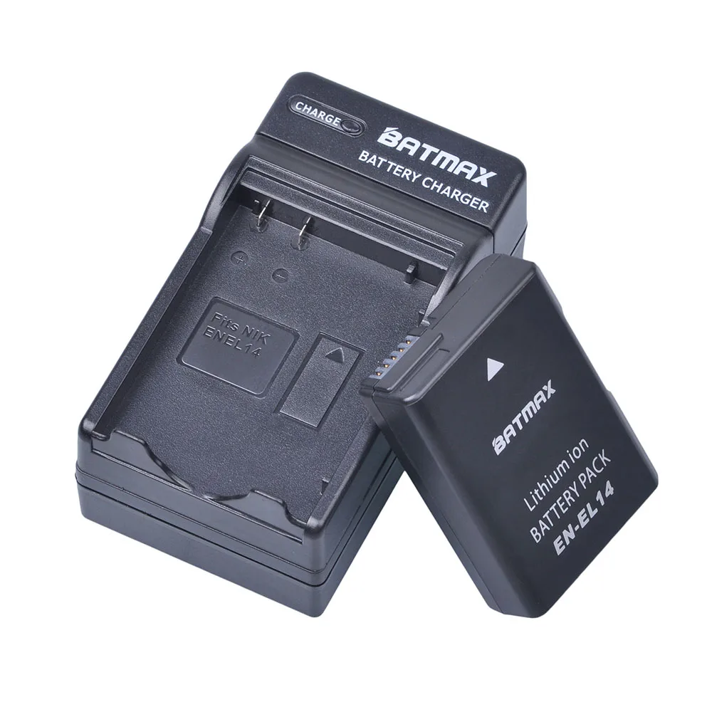 

1Pc EN-EL14 EN-EL14a ENEL14 EL14 1200mAh Battery + Charger for Nikon P7800,P7700,P7100,D5500,D5300,D5200,D3200,D5100,D3100,Df.