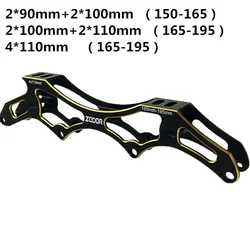 Creative Skating Base 4X110mm / 2X100mm+2X110mm / 2X90mm+2X100mm Inline Speed Skating Frame 150mm 165mm 195mm Rockered Type Race