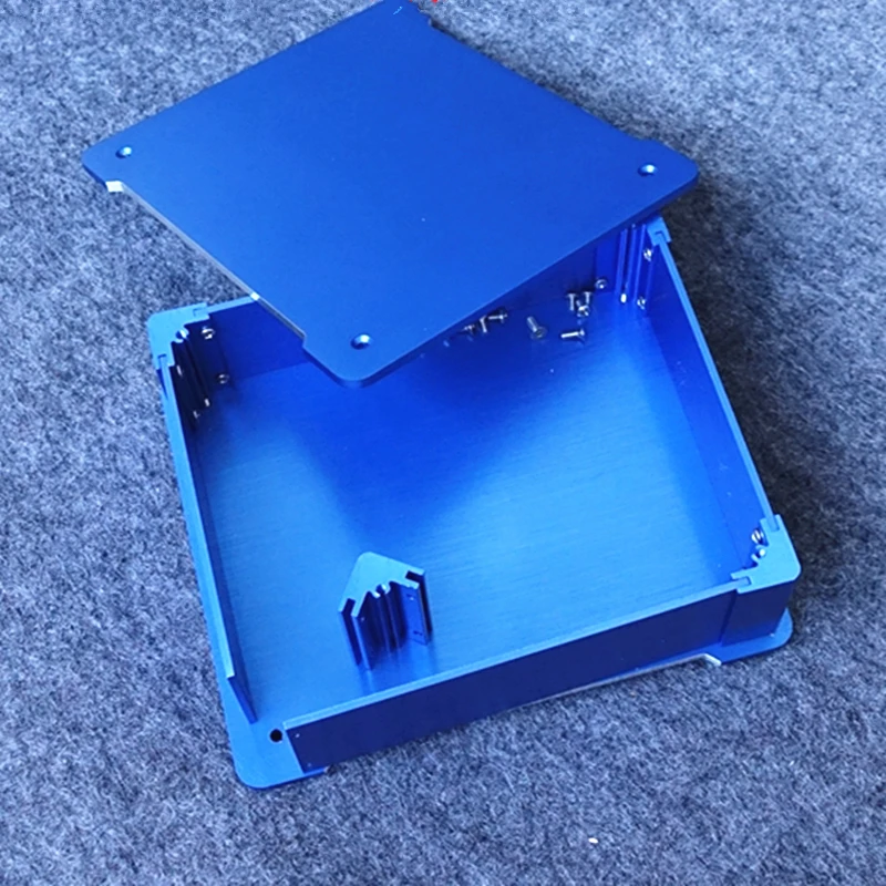 مكبر للصوت علبة dac شل هيكل من الألومنيوم preamplifier صندوق لتقوم بها بنفسك حافظة 220*180*70 مللي متر