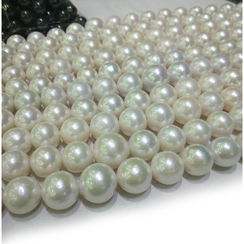 MADALENA SARARA AAA Freshwater Pearl Natural White Pearl Exquisite Glossy Loose Pearl 7-13mm