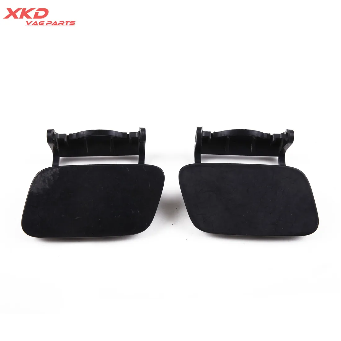 2pcs Black Left&Right Headlight Washer Cover For Au-di A4 2009--2012 8K0955275A  8K0955276A 8K0 955 276A