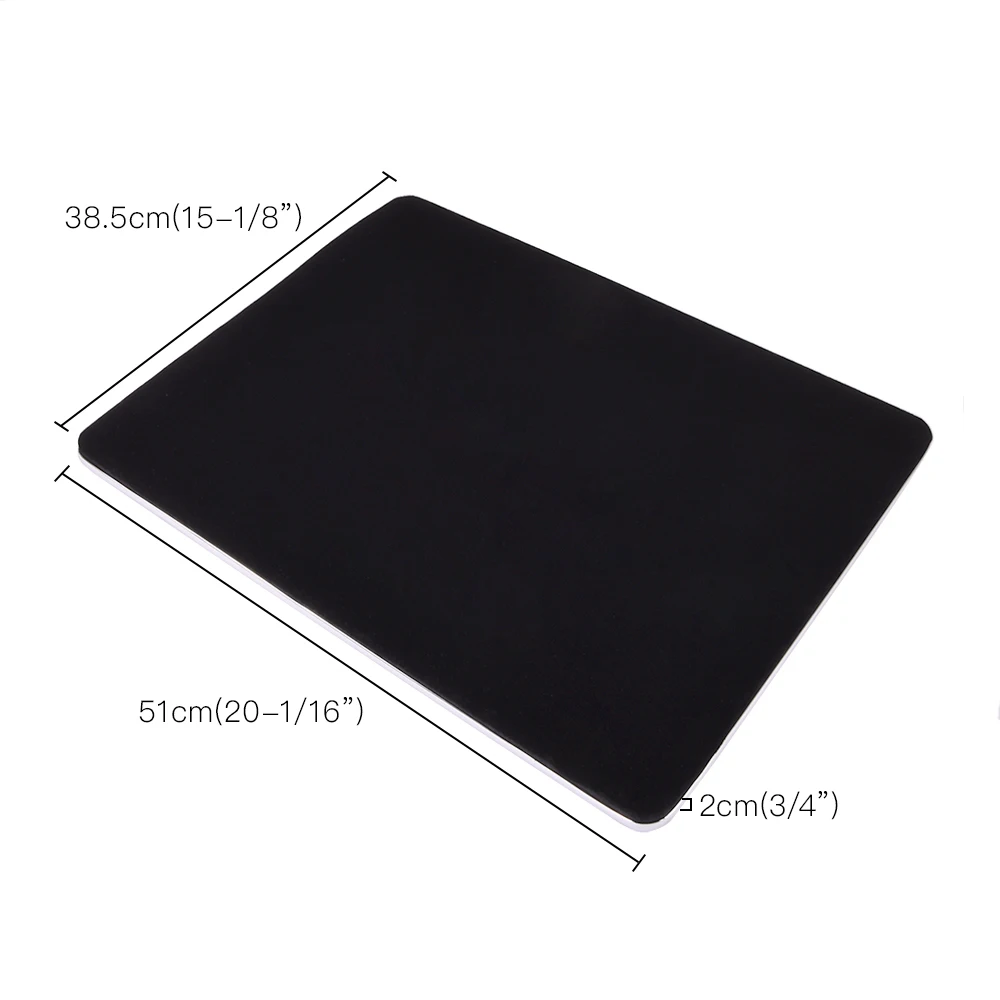 Production Pad Professional Magic Table Mat Tray (Black,With interlayer,51*38.5*2cm) Magic Tricks Stage Magia Gimmick Props