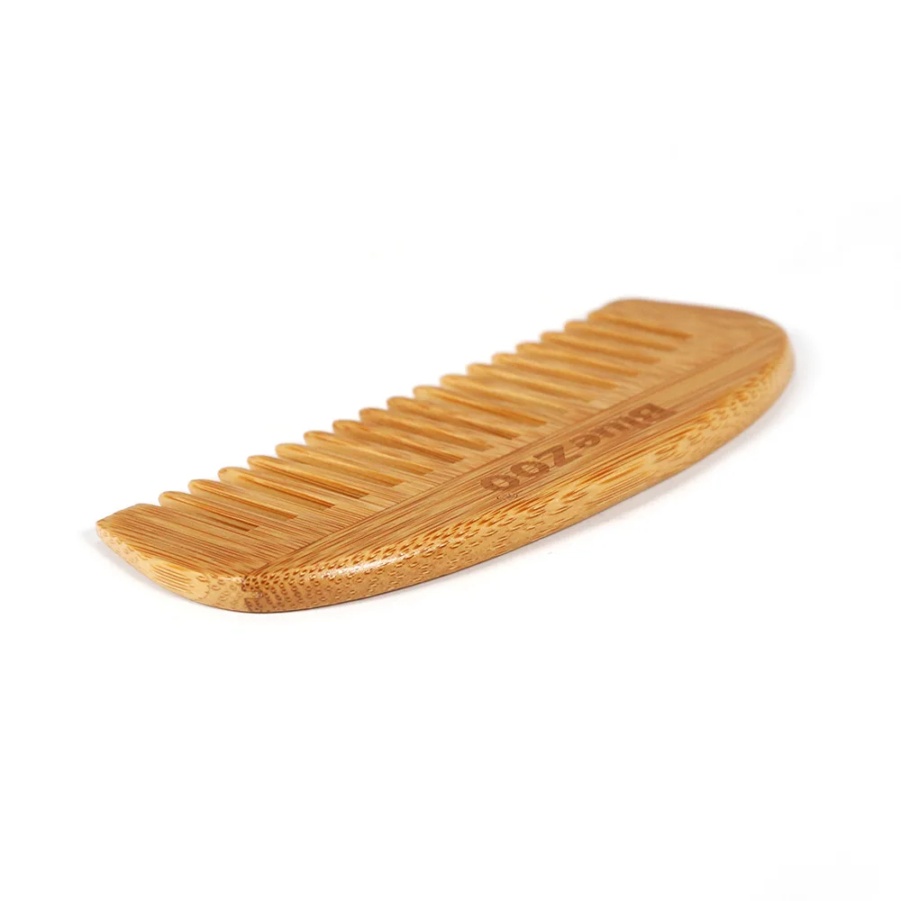 1Pc Natural Bamboo Wooden Portable Hair Comb Massage Scalp Anti-static Men\'s Beard Comb 12*5.2cm Women Hair Styling tool