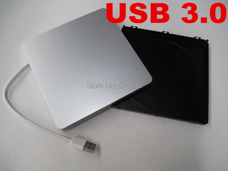 new USB 3.0 Super speed slim SLOT-IN series USB Enclosure Case for Superdrive for Apple Macbook Pro unibody 13\