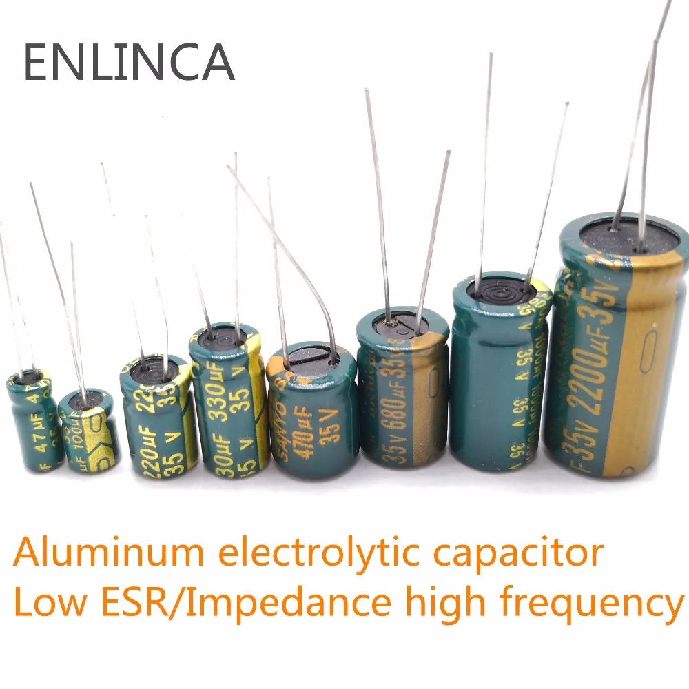 5-20szt 6.3v 63v 100v 250v 400v 450v Niski ESR wysokiej częstotliwości aluminiowy kondensator 47UF 100UF 220UF 330UF 470UF 680UF 1000UF 1500UF — zdjęcie 5