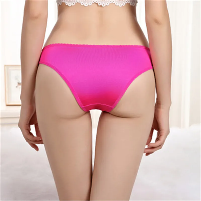 Girl's Panties Solid and Breathable Lace Girls Briefs Panties Transparent Thongs G-string Female Comfortable Lingerie 6pcs/lot