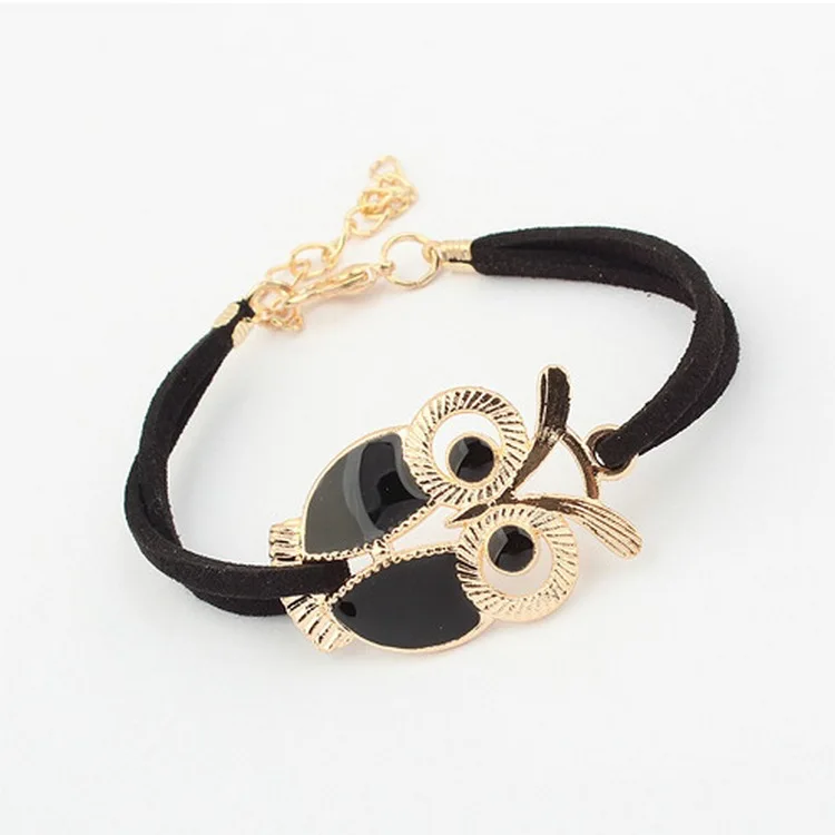 Doreenbeads 2018 Korean Fashion Owl Bracelets Bangles Pulseiras Ummer Vintage Lovely Style Woman Girl Jewelry Gift