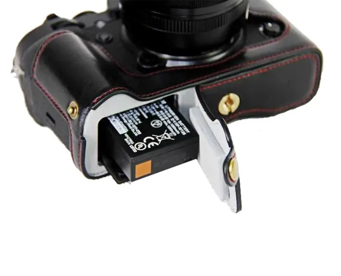 جديد خمر كاميرا فيديو حالة نصف حقيبة ل Fujifilm فوجي XT2 XT-2 XT3 XT-3 كاميرا رقمية عالية الجودة أسفل حقيبة الكاميرا الجلد