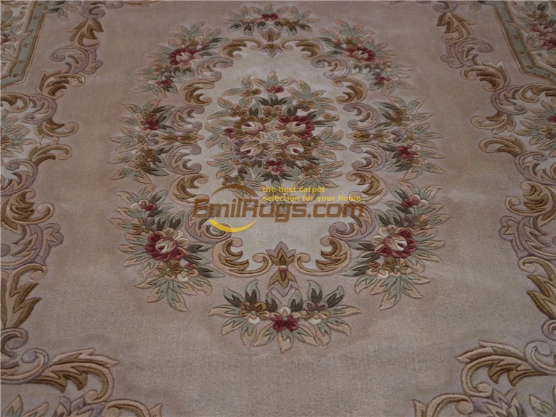 An Interesting Antique Spanish Savonnerie Rug Handmade Wool Rug Carpet Museum woven floor Rectangularchinese aubusson rug