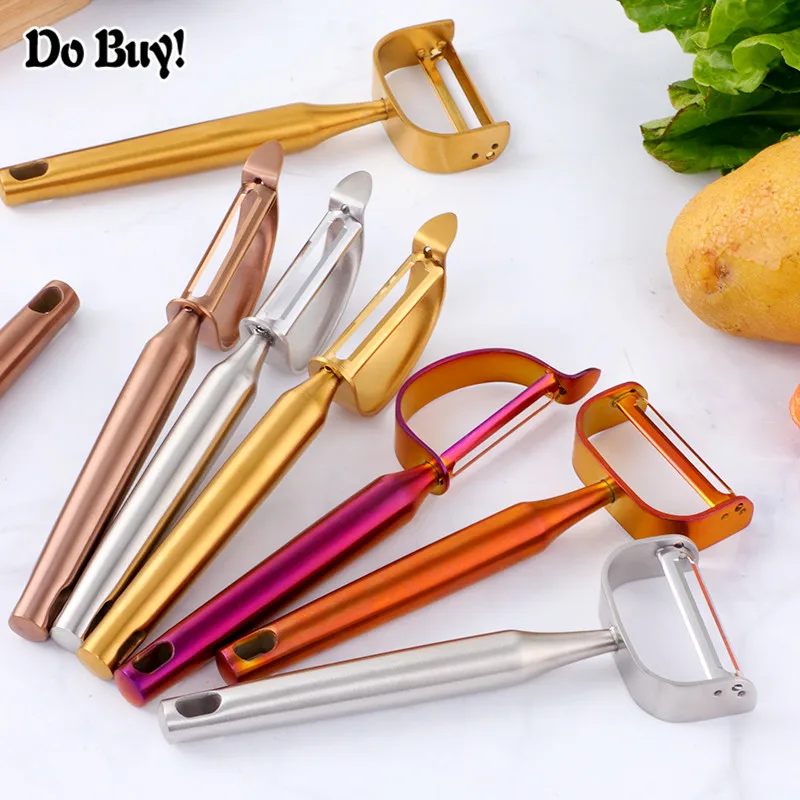 1PC Stainless Steel Peeler Vegetable Fruit Peeler Potato Carrot Cutter Cucumber Slicer Paring Knife Zesters Kitchen Accessories