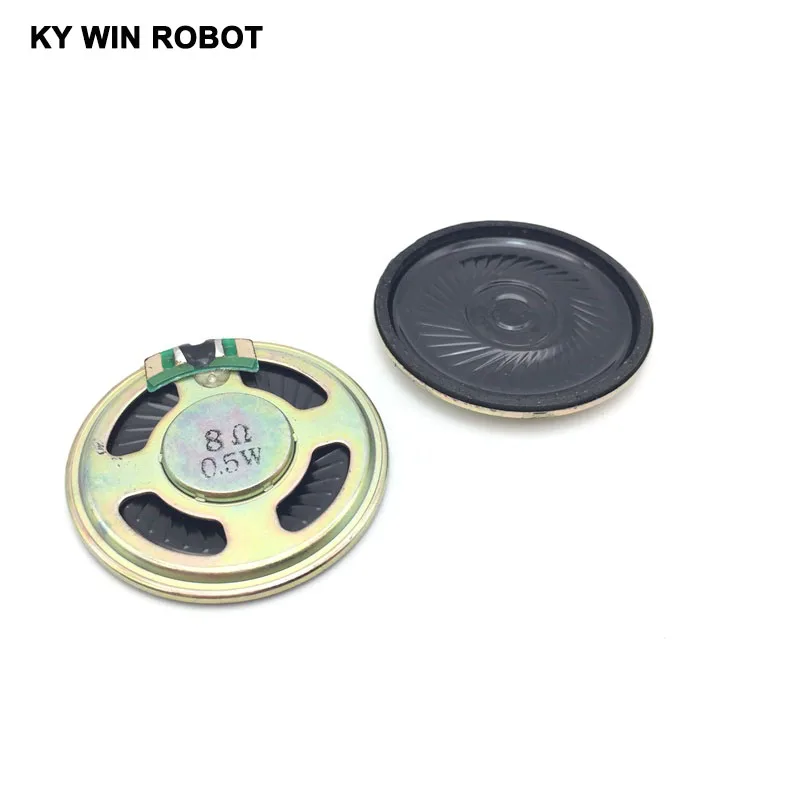 2 sztuk/partia nowy ultracienki głośnik 8 omów 0,5 wat 0,5 W 8R średnica głośnika 40 MM 4 CM grubość 5 MM