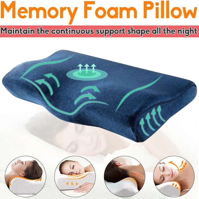 

Home Textile Cervical Pillows Memory Foam Health Care Pain Releases Orthopedic Latex Magnetic Memory Foam Pillow