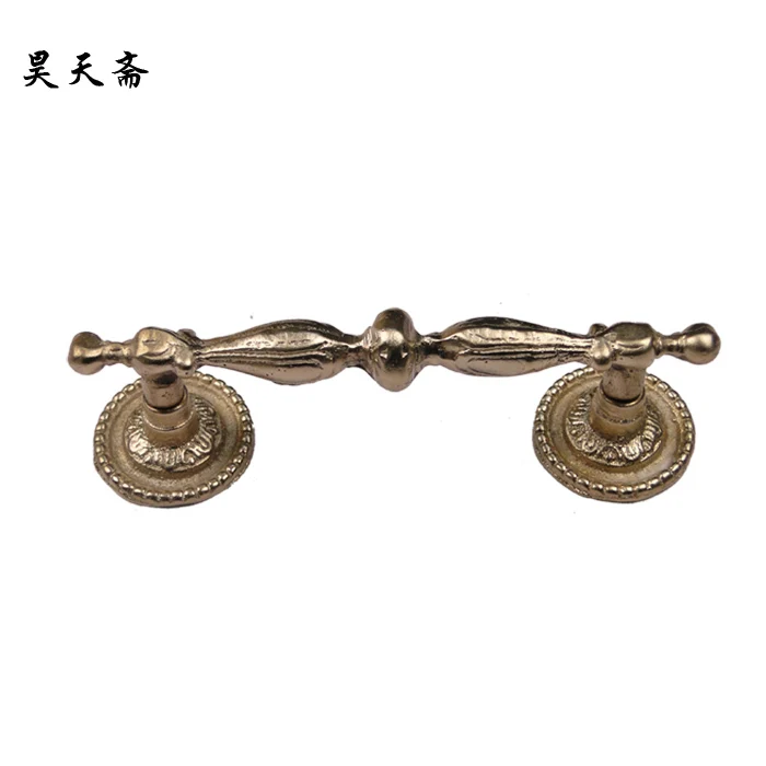 

[Haotian vegetarian] wardrobe drawer handle European copper / copper five drawer cabinet handle HTD-100