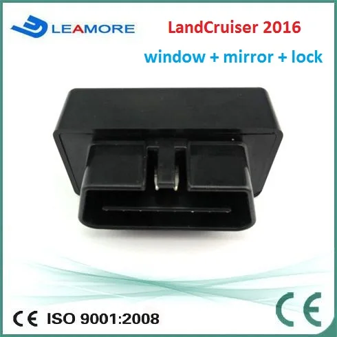 Newest DC12V canbus OBD2 window closer with mirror folding and car door lock for Land Cruiser Year 2016