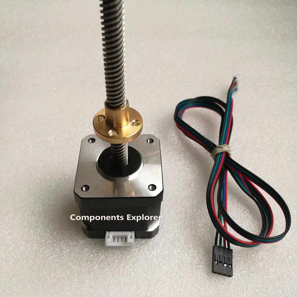 Nema 17 Linear Stepper motor ,300mm Length 17HS1538-300M