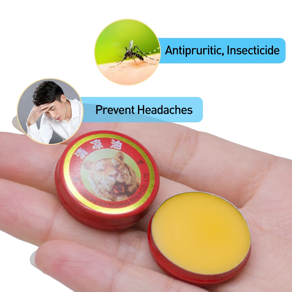 Sumifun Cooling Oil Mosquito Bite Anti-Itching Cream Vietnam Red Tiger Ointment Cold Headache Dizziness Pain Relief Plaster