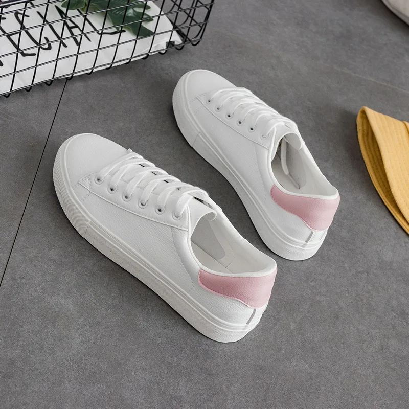 Sneakers primavera Chic per donna tutte le scarpe Casual bianche pizzo rosa blu Sneakers All Match Chaussure Femme Zapatillas Lona Mujer