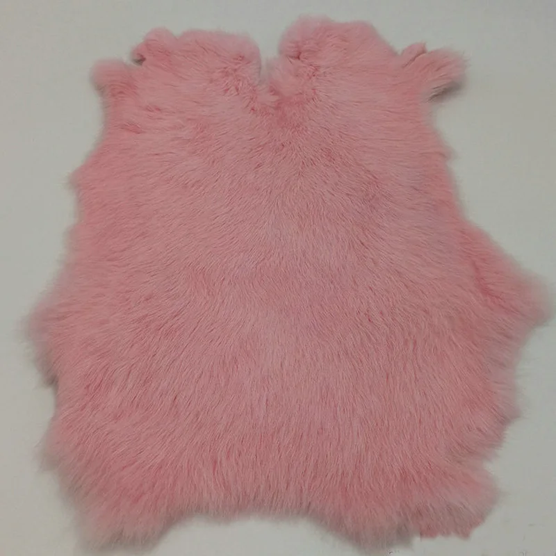 Multicolor Real Rabbit Fur Sale By Whole Piece Fluffy Rabbit Leather Fur DIY Home Decor Clothing Accessories High Quality