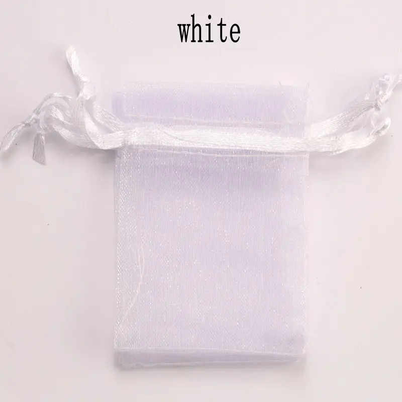 Wholesale 16 color 100pcs/lot 9*12cm organza Christmas wedding gift bags candy bag jewelry packing drawable organza bags&pouch