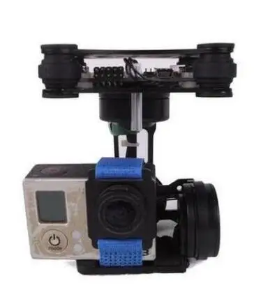 

RTU 3 Axis Brushless Gimbal W/ black 2204 260kv 2805 Motors & 32 bit Storm32 Controlller for Gopro 3 Xiaomi Xiaoyi SJ4000