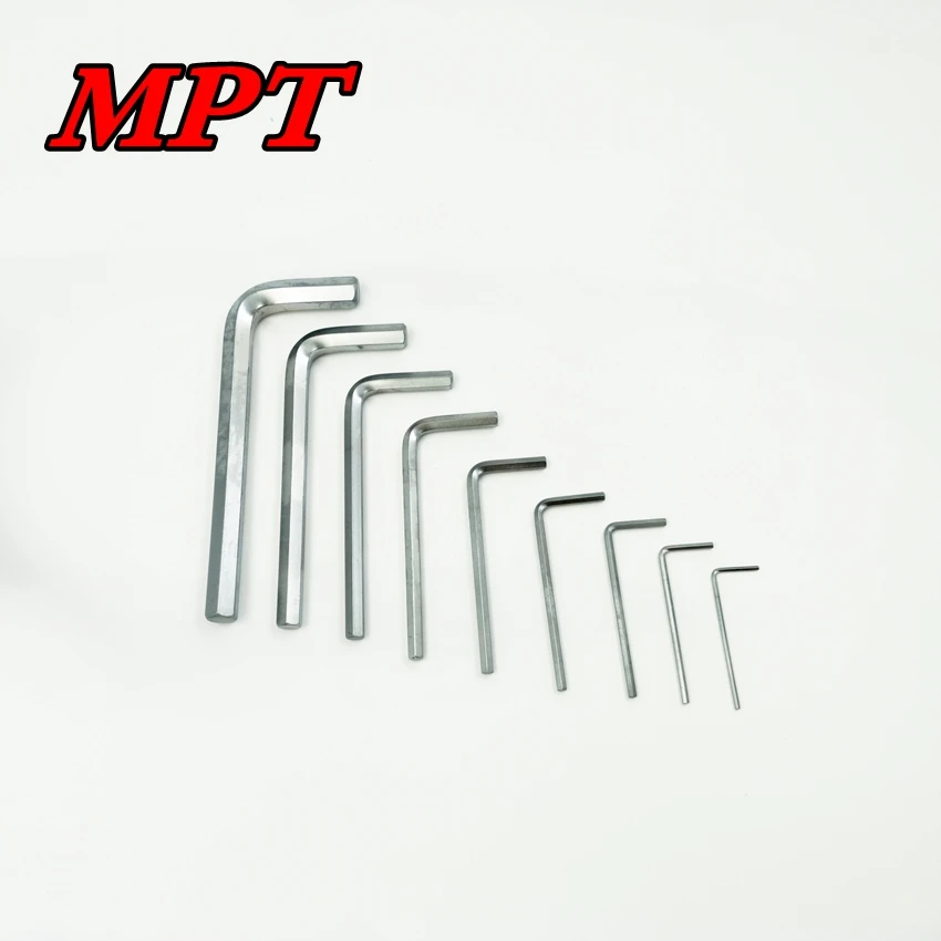 Mpt 9 أجزاء الكروم الفاناديوم الصلب القياسية الذراع عرافة وجع مجموعة T1.5-T10 ألين وجع مجموعة