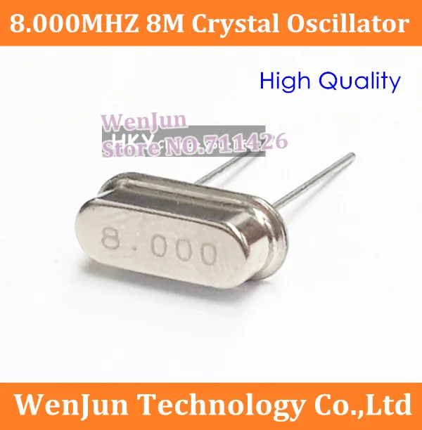 

Free Shipping 8.000MHz Crystal Oscillator HC-49S Quartz 8M 8MHZ Crystal Oscillator 20PPM High Quality