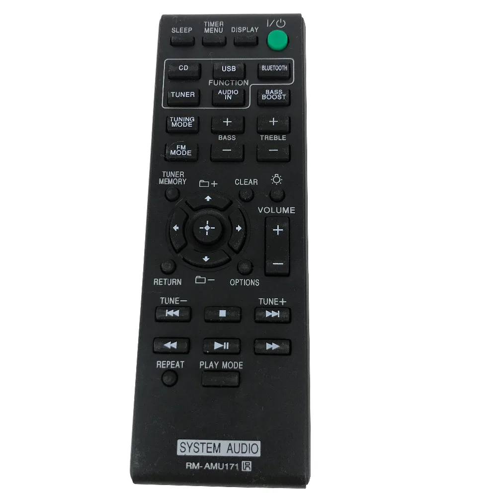 NEW Replacement RM-AMU171 For SONY SYSTEM AUDIO Remote Control CMT-SBT100 HCD-SBT100 CMT-SBT100B HCD-SBT100BAV Fernbedienung