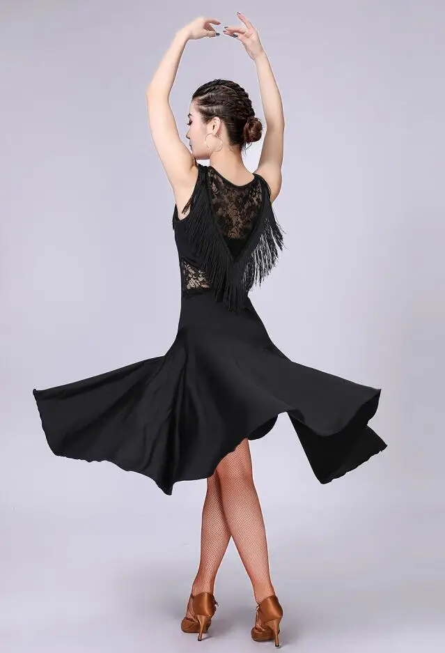 High quality Latin Dance Dress Women/Girls/Lady New Sexy Fringe Salsa/Ballroom/Tango/Cha Cha/Rumba/Samba/Latin Dresses For Danci