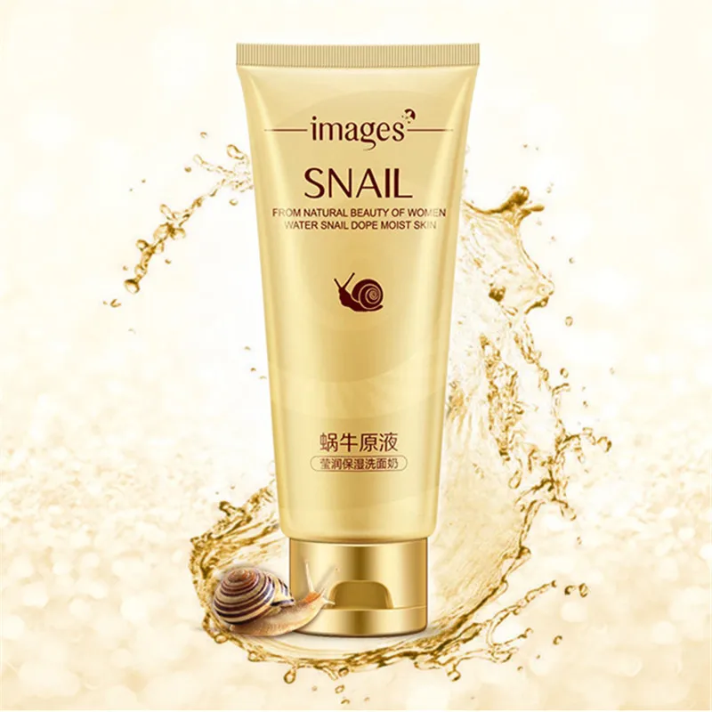 

IMAGES Snail Essence Cleansing Gel Deep Clean Shrink Pores Hydrating Whitening Moisturizing 100g