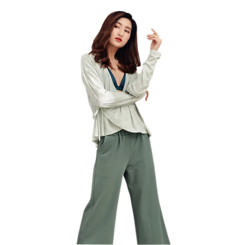 

yomrzl A813 New arrival spring cotton women's pajama set long sleeve daily clothes home clothes