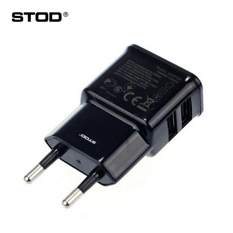 

STOD Dual Prot USB Wall Charger 10W Fast Charge For Realme Redmi Nokia Blackview Infinix Cubot Mobile Phone Power Adapter