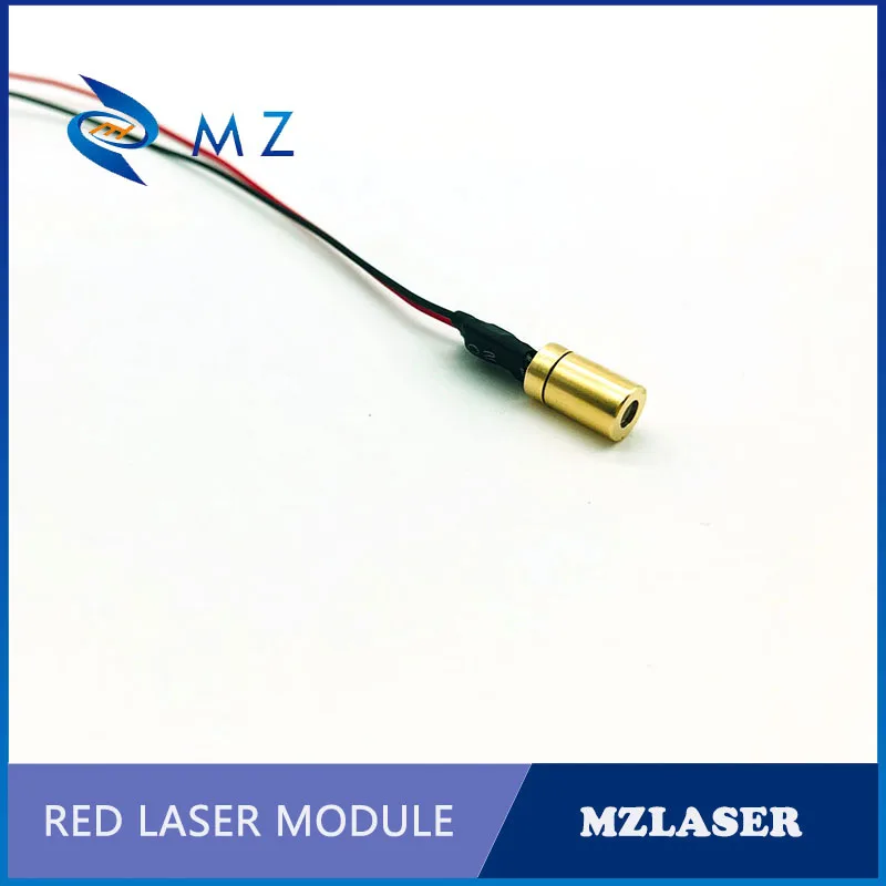 6mm 635nm 10mw 레이저 모듈, 도트 레드 레이저 모듈 경제적인 레드 레이저