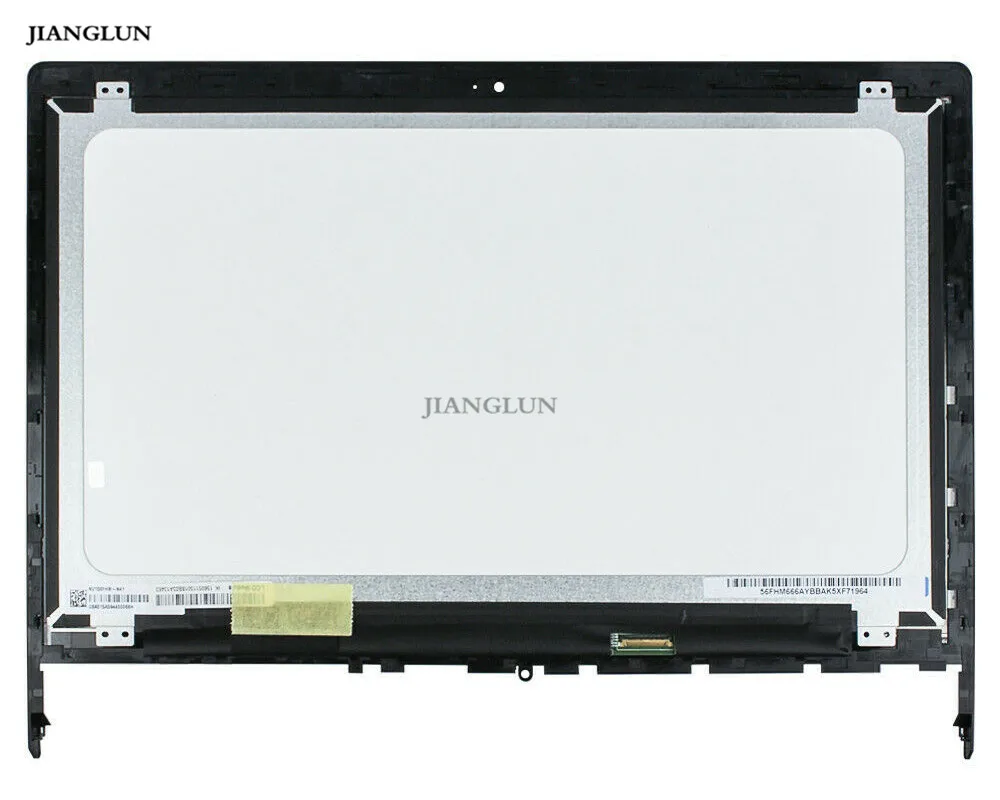 JIANGLUN For Lenovo Edge 15 80H1 80K9 15.6 LCD Touch Screen Digitizer Assembly with Frame