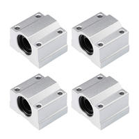 4Pcs 34*30*20mm SCS8UU  SCS8LUU Linear Ball Bearing Slide Block for a6 a8 e10 e12 e16 3D Printer parts