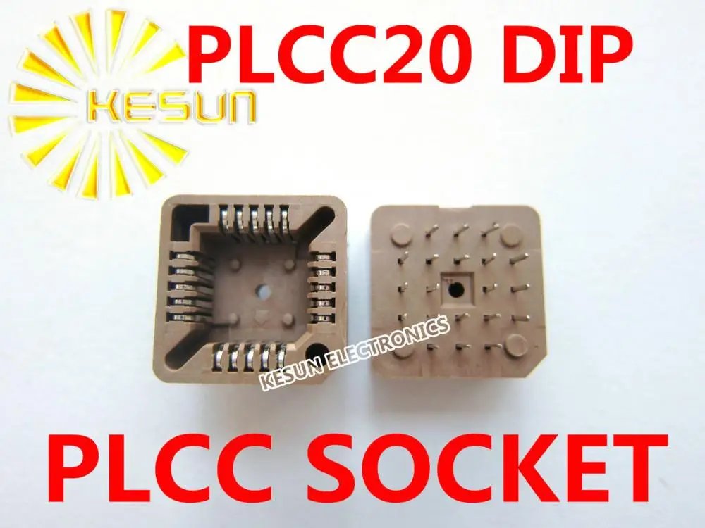 

FREE SHIPPING 39PCS PLCC20 PLCC 20pins DIP type IC Socket