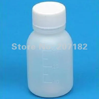 (200sets/lot) 30ml PE translucent round bottle with scale,water bottle,liquid bottle,plastic bottle