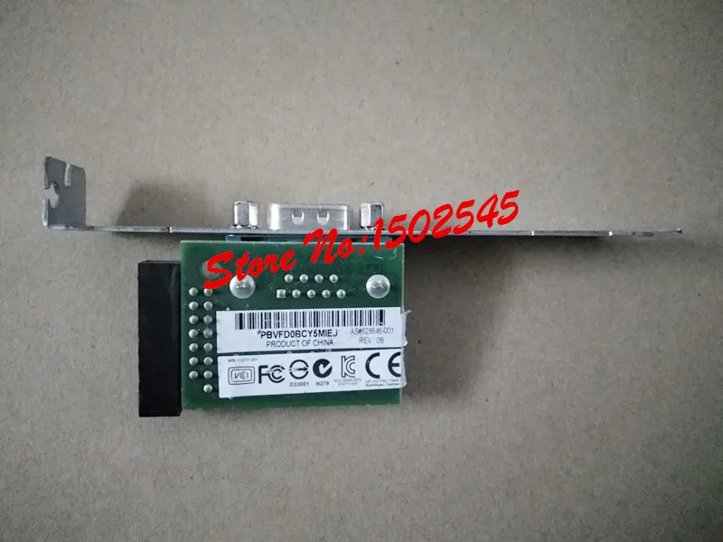 Free Shipping Original Desktop 9-pin 15-pin COM port Serial board for HP 6000 Pro 8000 8200 serial board 611901-001 628646-001