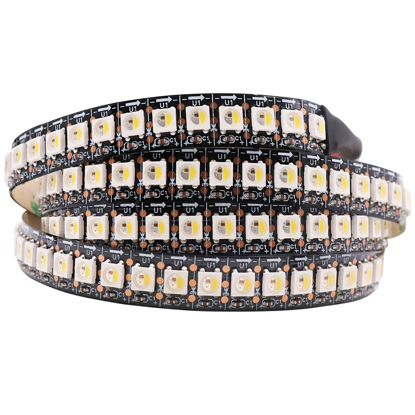 

5V Addressable Led Strip Light SK6812 RGBW RGB Warm RGBNW WWA Similar WS2812B Waterproof 30/60/96/144 Leds/Pixles/m 1m 2m 5m